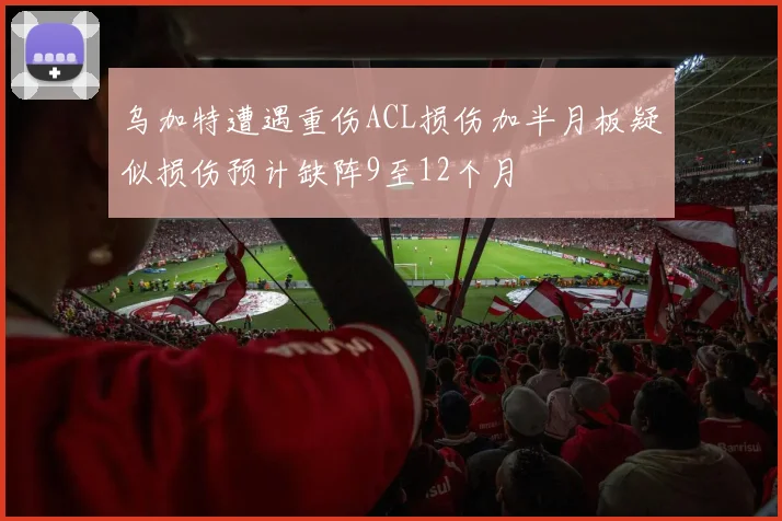 乌加特遭遇重伤ACL损伤加半月板疑似损伤预计缺阵9至12个月